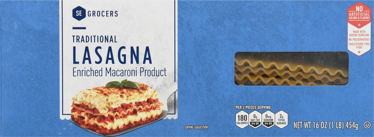 slide 2 of 10, SE Grocers Traditional Lasagna, 16 oz