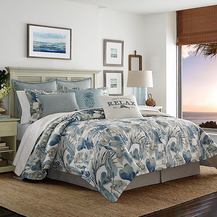 slide 1 of 2, Tommy Bahama Raw Coast King Comforter Set - Blue, 1 ct