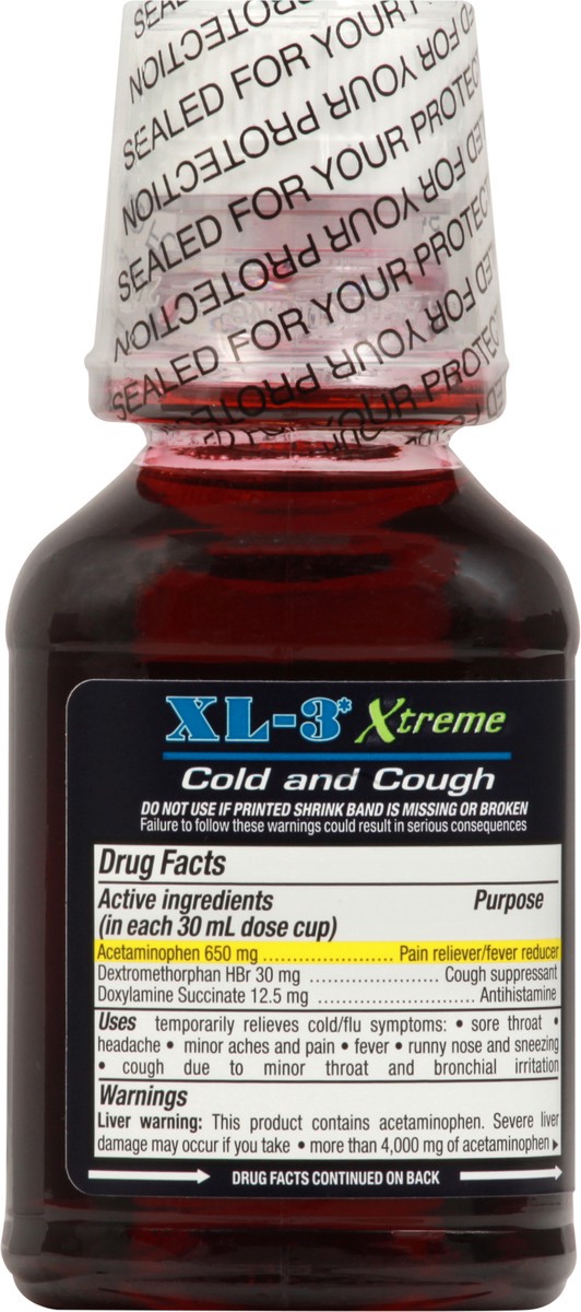 slide 7 of 9, XL 3 Cold and Cough 6 oz, 6 oz