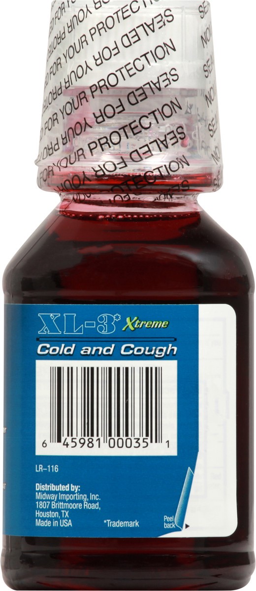 slide 8 of 9, XL 3 Cold and Cough 6 oz, 6 oz