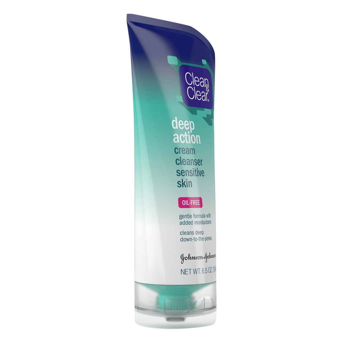 slide 2 of 7, Clean & Clear Deep Action Cream Cleanser Sensitive Skin, 6.5 oz