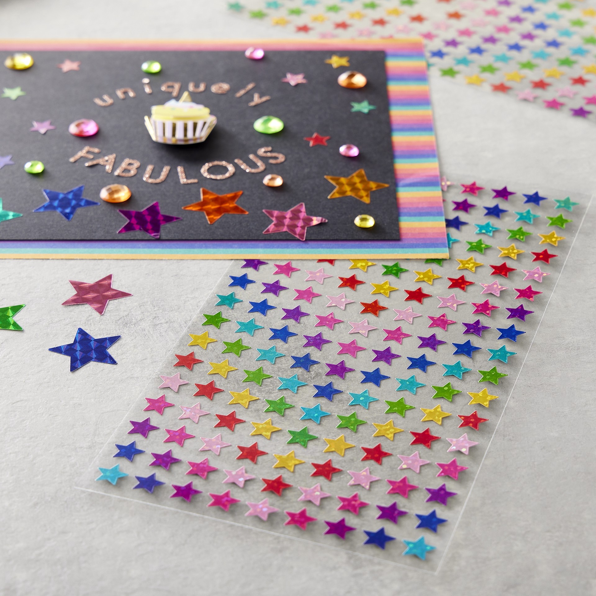 slide 3 of 4, Mini Star Stickers By Recollections, 4 in x 7.5 in