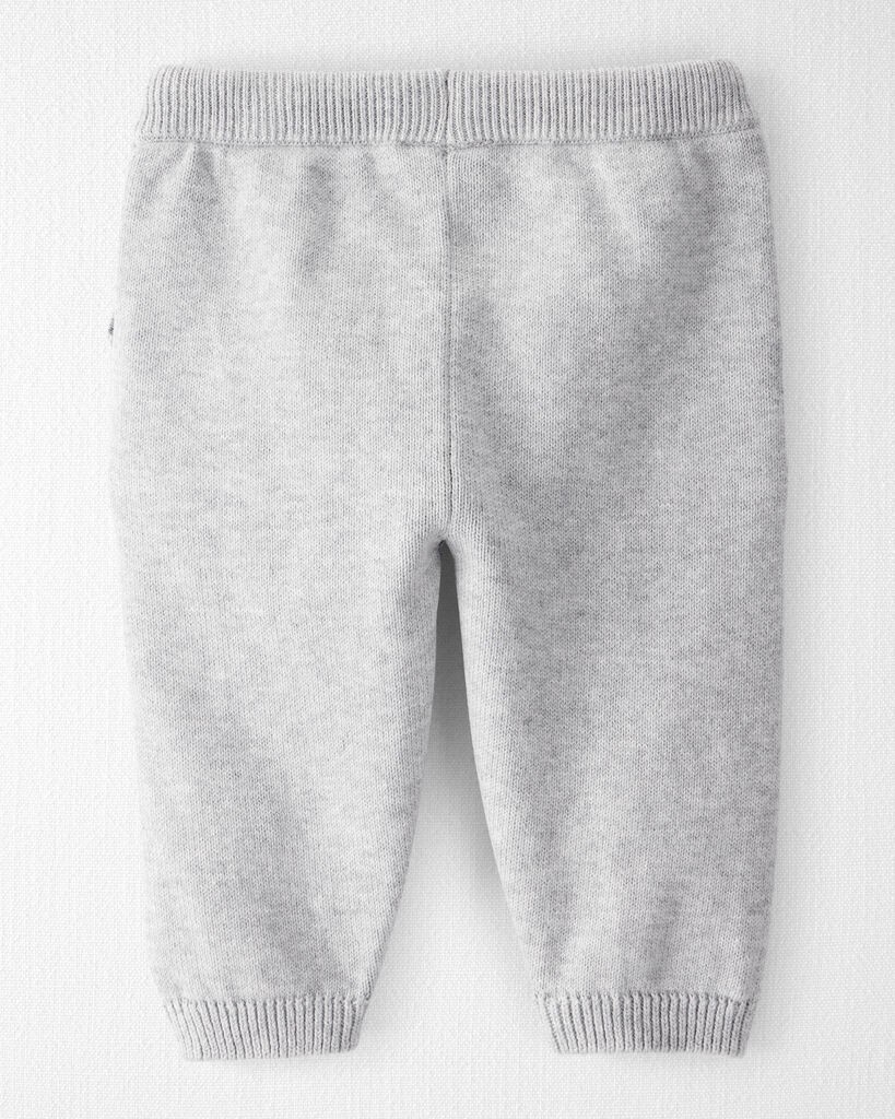 slide 2 of 4, Littleplanet Baby Organic Cotton Joggers Heather Grey NB, 1 ct