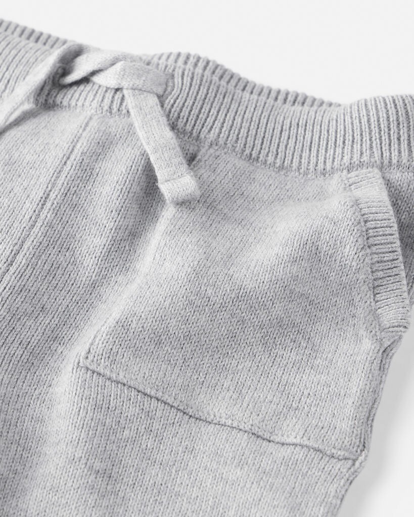 slide 4 of 4, Littleplanet Baby Organic Cotton Joggers Heather Grey NB, 1 ct