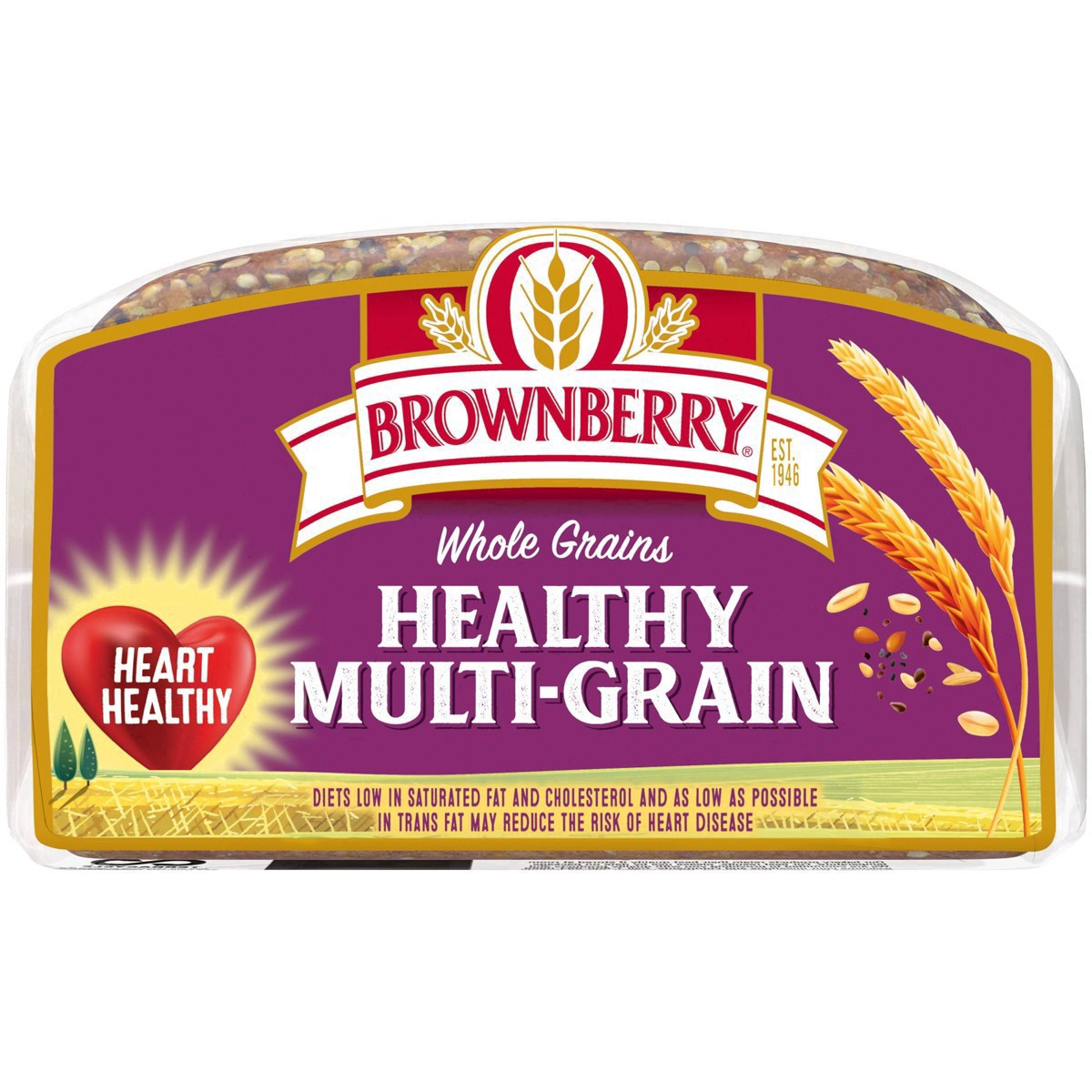 slide 21 of 30, Brownberry Whole Grains Healthy Multi-Grain Bread, 24 oz, 24 oz