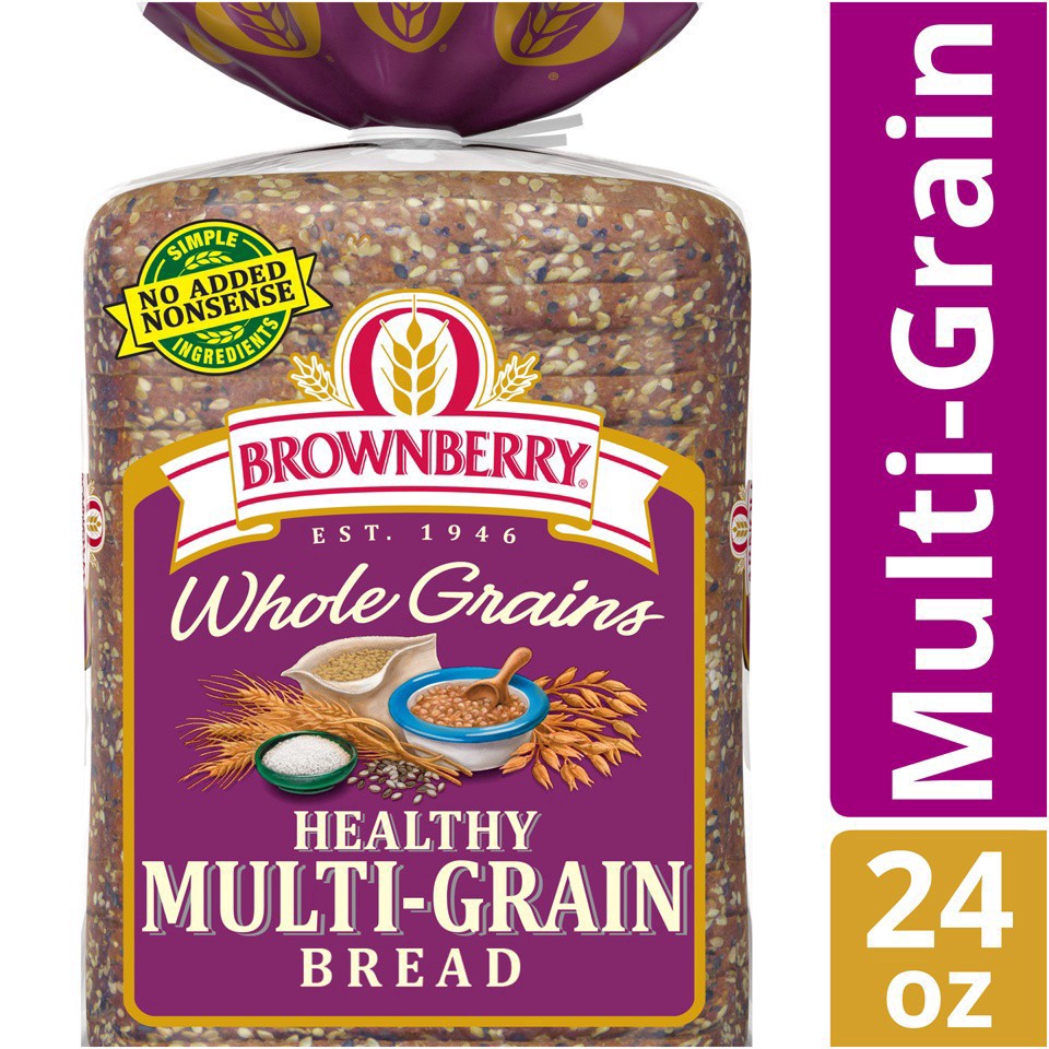 slide 13 of 30, Brownberry Whole Grains Healthy Multi-Grain Bread, 24 oz, 24 oz