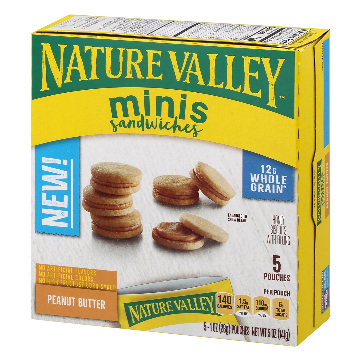 slide 3 of 9, Nature Valley Mini Peanut Butter Peanut Butter 5 ea, 5 ct