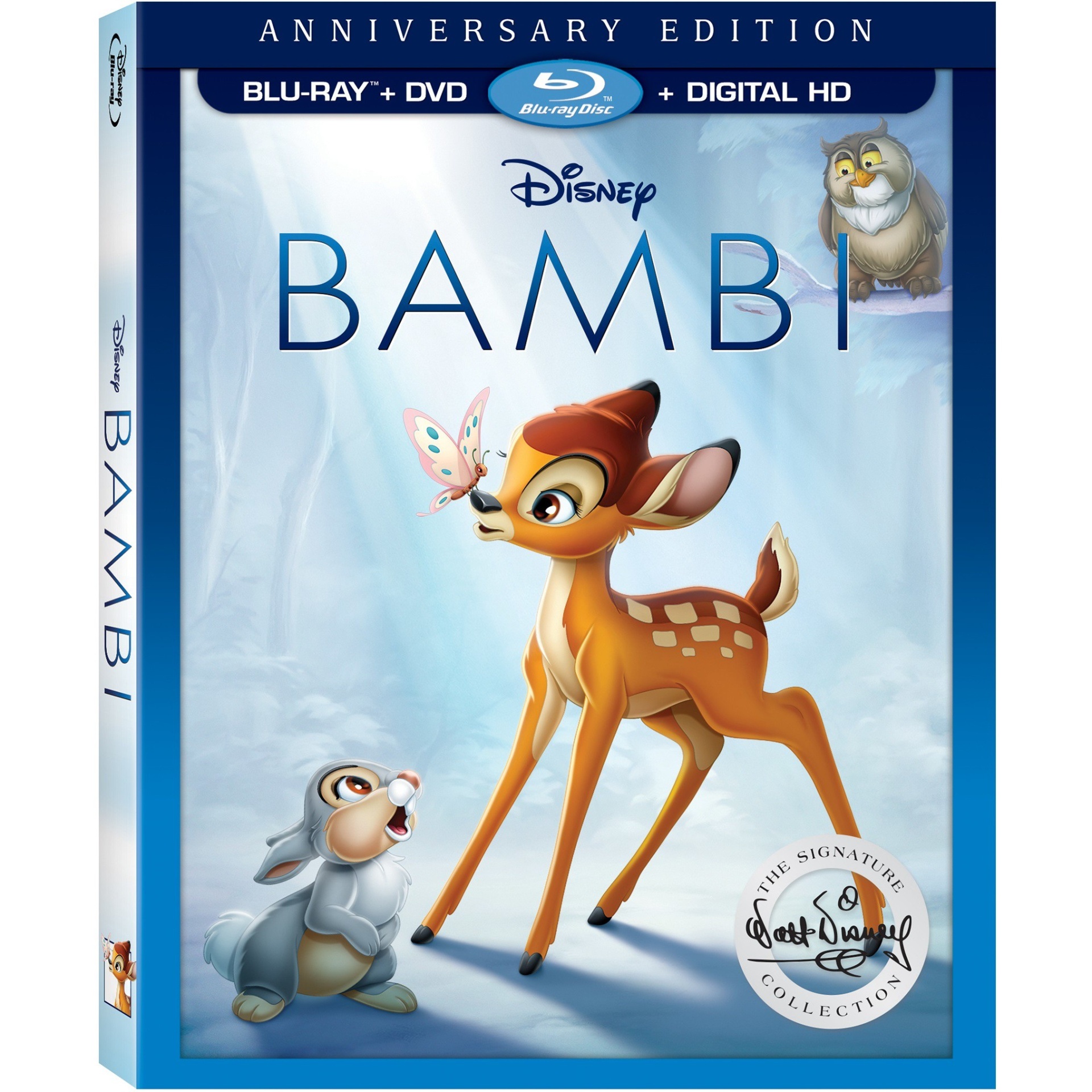 slide 1 of 1, Bambi: The Walt Disney Signature Collection (Blu -ray + DVD + Digital), 1 ct