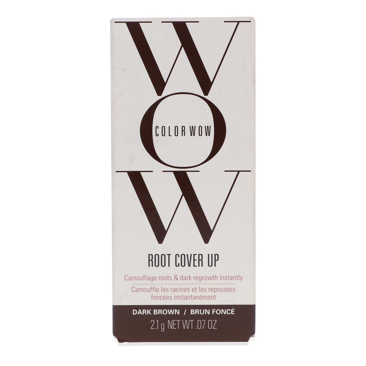 slide 1 of 4, Wow Root Cover Up Dark Brown - .07 OZ, 0.07 oz