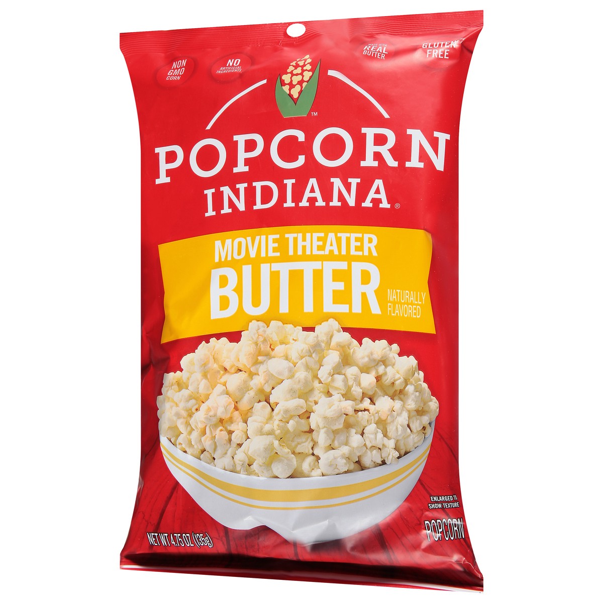 slide 9 of 9, Popcorn, Indiana Movie Theater Butter Popcorn 4.75 oz, 4.75 oz