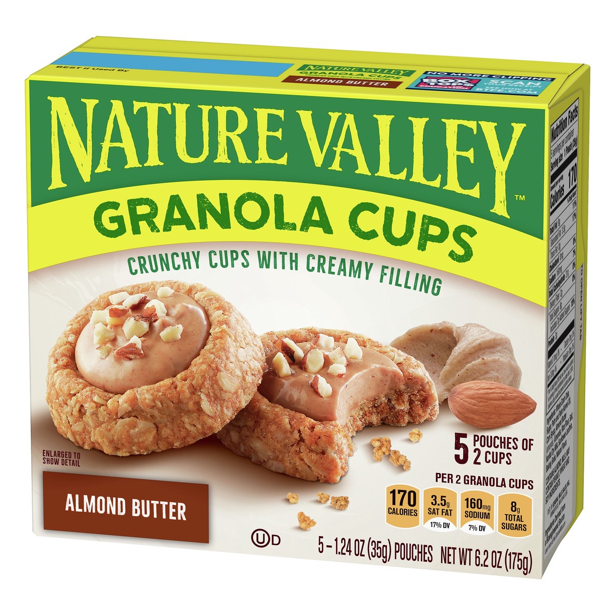 slide 6 of 9, Nature Valley 5 Pack Almond Butter Granola Cups 5 ea, 5 ct