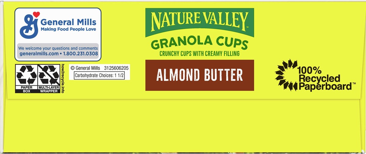 slide 7 of 9, Nature Valley 5 Pack Almond Butter Granola Cups 5 ea, 5 ct