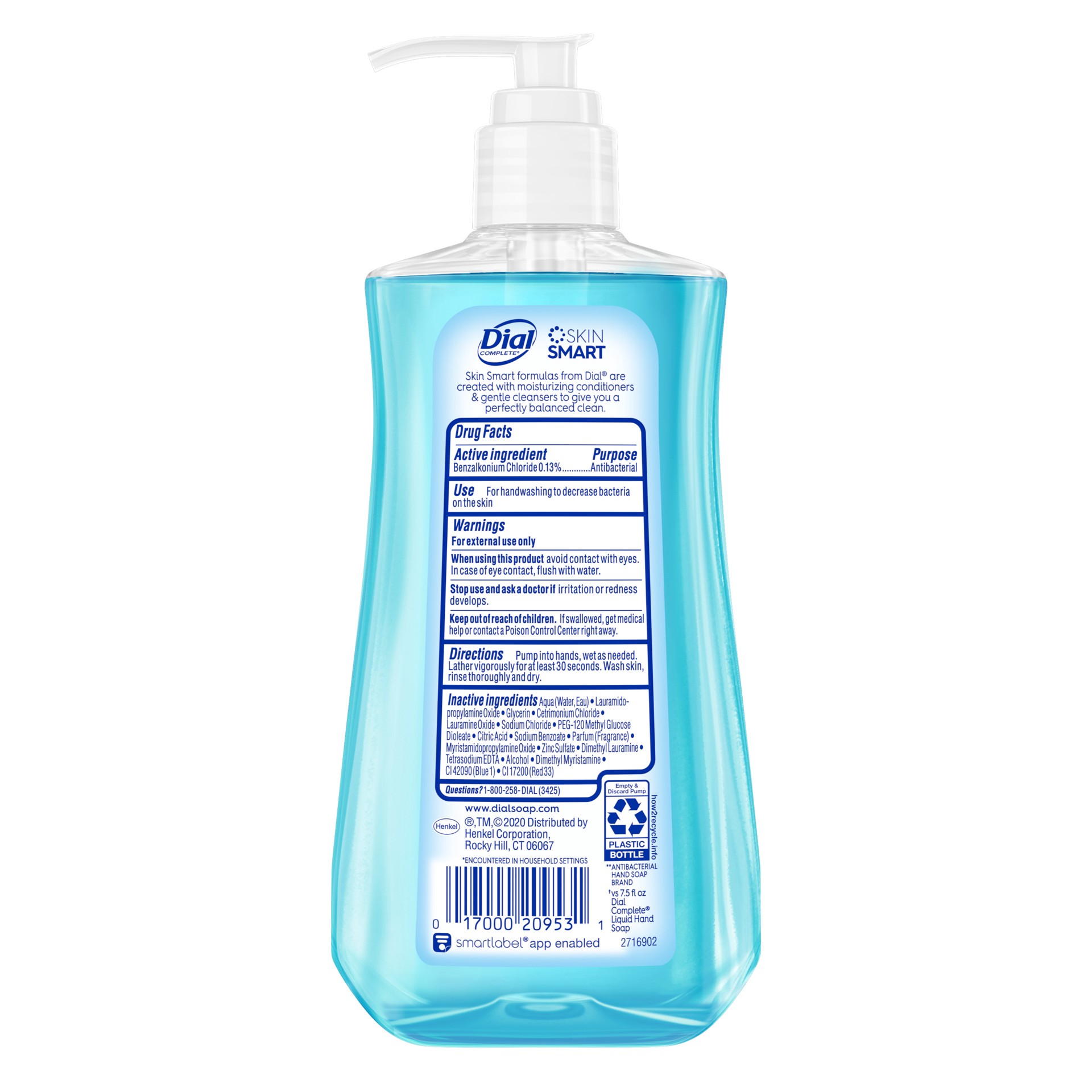 slide 3 of 5, Dial Spring Water Scent Hand Soap 11 fl oz, 11 fl oz
