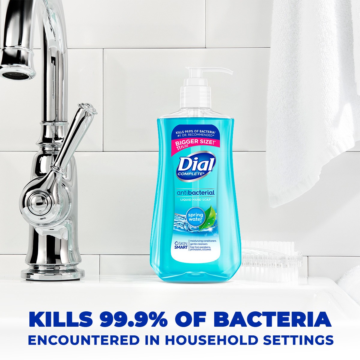 slide 5 of 5, Dial Spring Water Scent Hand Soap 11 fl oz, 11 fl oz