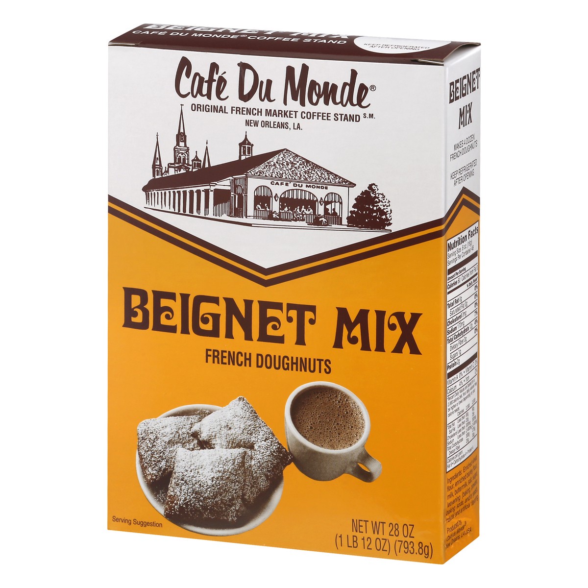 slide 3 of 9, Café Du Monde French Doughnuts Beignet Mix 28 oz, 28 oz