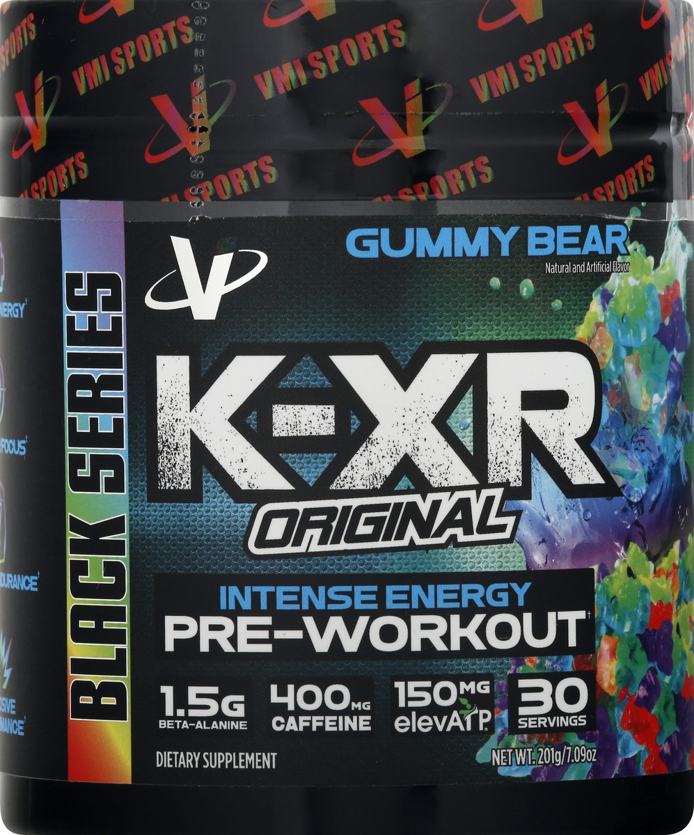 slide 1 of 9, VMI Sports K-XR Original Gummy Bear Pre-Workout 201 gr, 201 gram