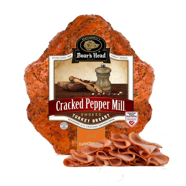 slide 1 of 1, Boar's Head Cracked Peppermill Turkey, per lb