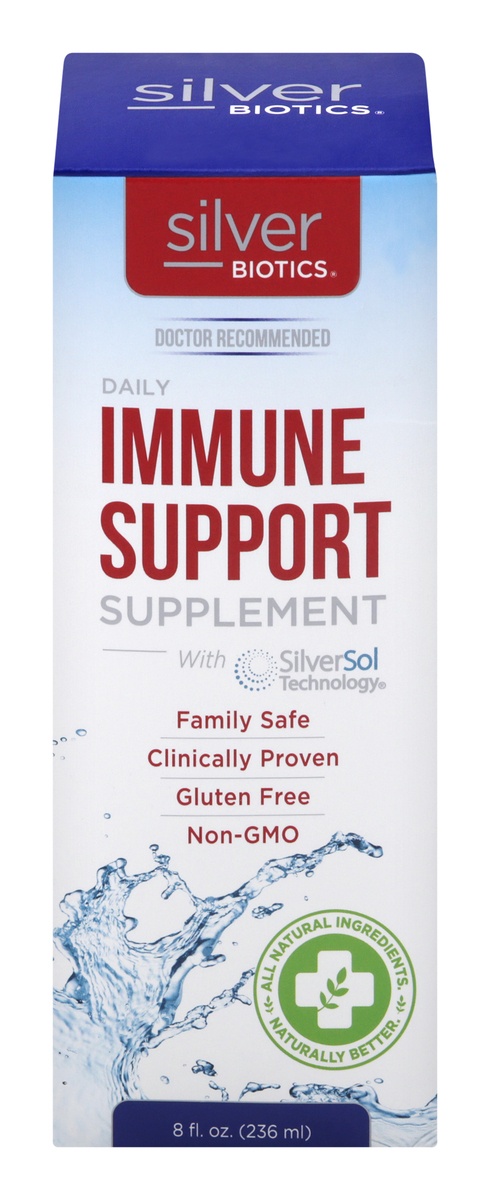 slide 1 of 1, Silver Biotics Immune System Support, 8 oz