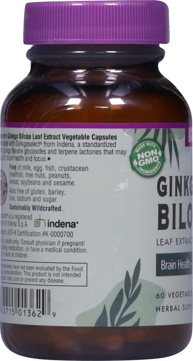 slide 13 of 13, Bluebonnet Nutrition Ginkgo Biloba 60 Vegetable Capsules, 60 ct