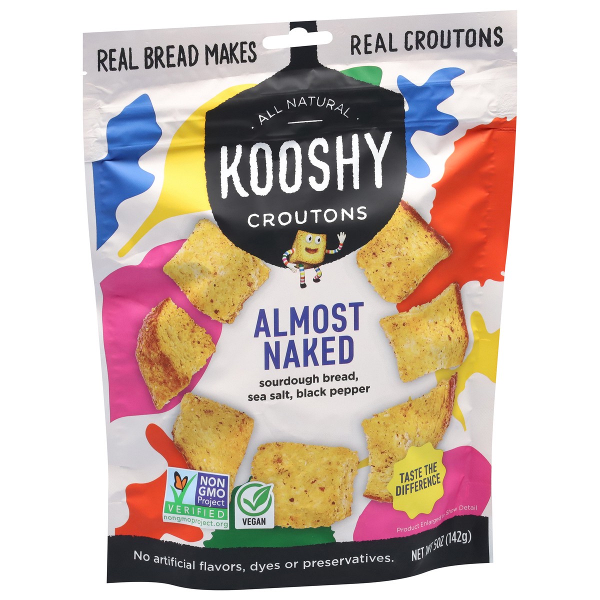 slide 4 of 4, Kooshy Almost Naked Croutons 5 oz, 5 oz