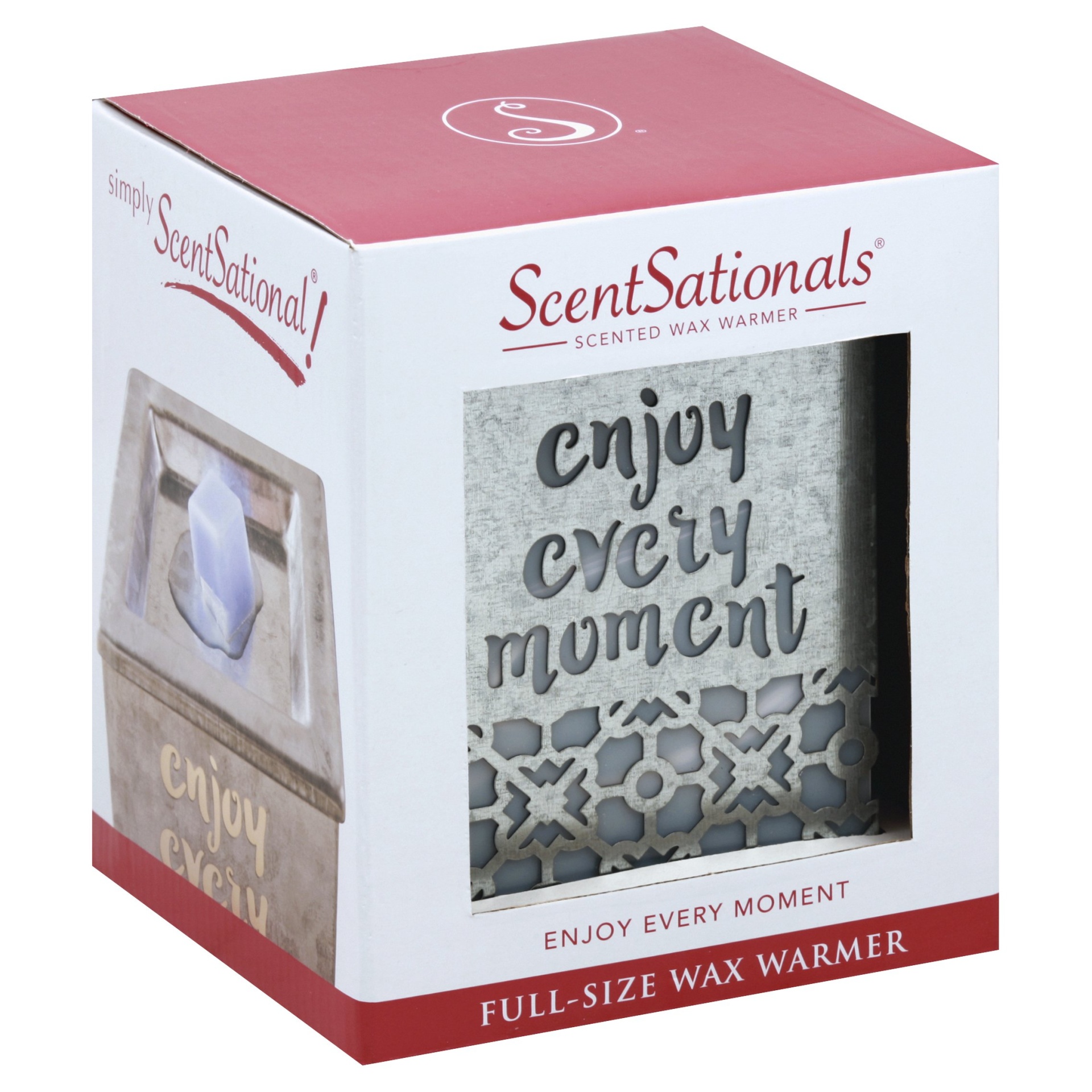 slide 1 of 1, ScentSationals Enjoy Every Moment Full Size Wax Warmer, 1 ct