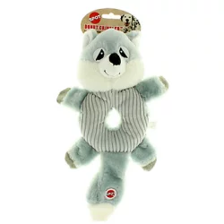 SPOT Donut Crinkler Plush Dog Toy