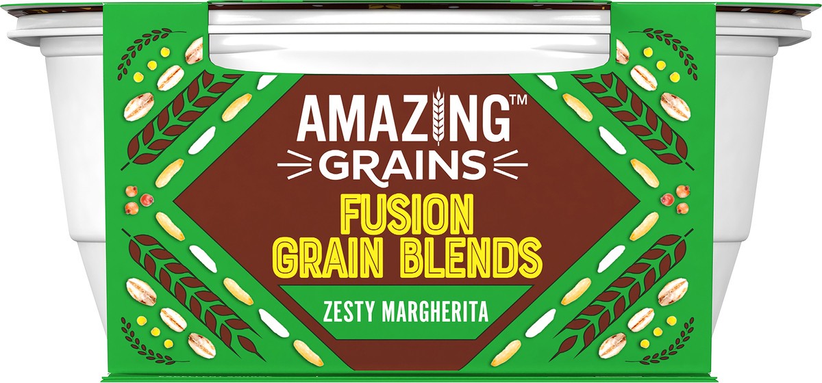 slide 8 of 14, Amazing Grains Zesty Margherita Fusion Grain Blend, 4.16 oz Bowl, 118 g