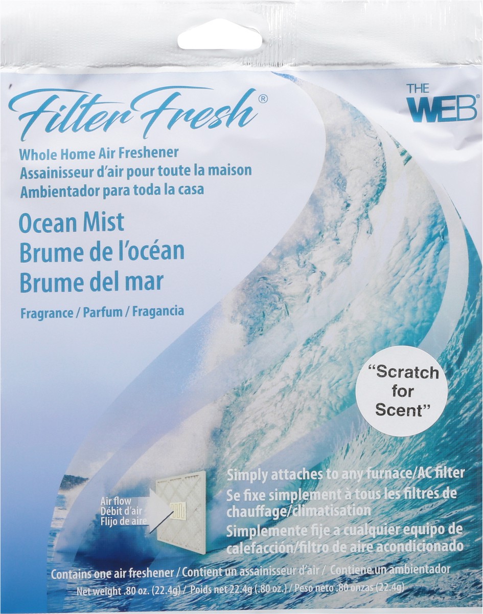 slide 6 of 9, Filter Fresh The Web Whole Home Ocean Mist Air Freshener 0.80 oz, 0.8 oz