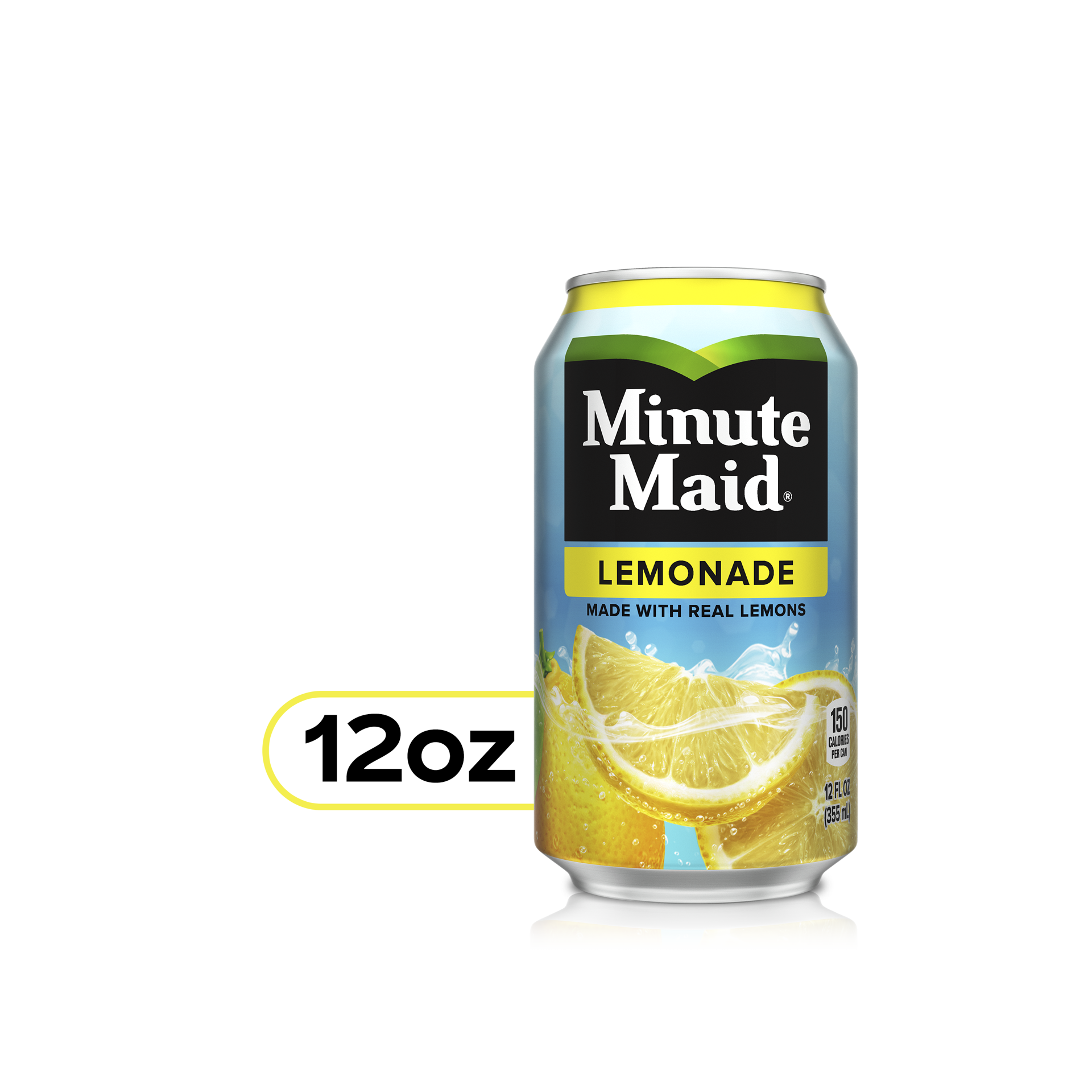 slide 1 of 5, Minute Maid Lemonade Can, 12 fl oz, 12 fl oz