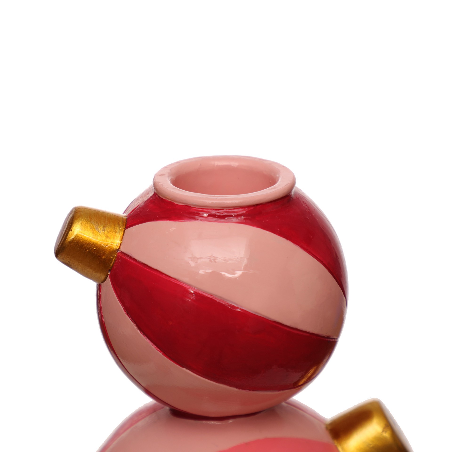 slide 2 of 3, 8" Ball Ornament Stack Candle Holder By Ashland, 8 in