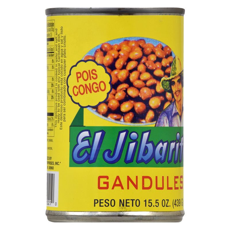 slide 3 of 4, El Jibarito Goya El Jibarito Pigeon Peas - 15.5oz, 15.5 oz