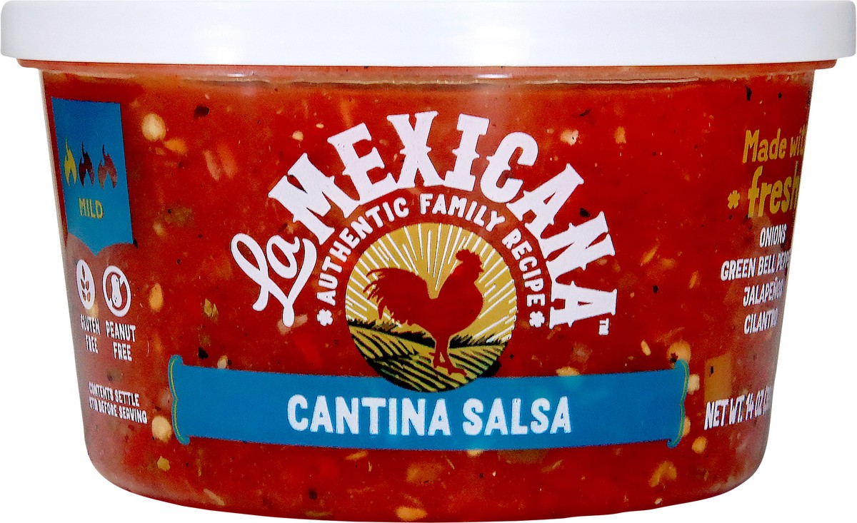 slide 9 of 9, La Mexicana Cantina Salsa 14oz, 14 oz