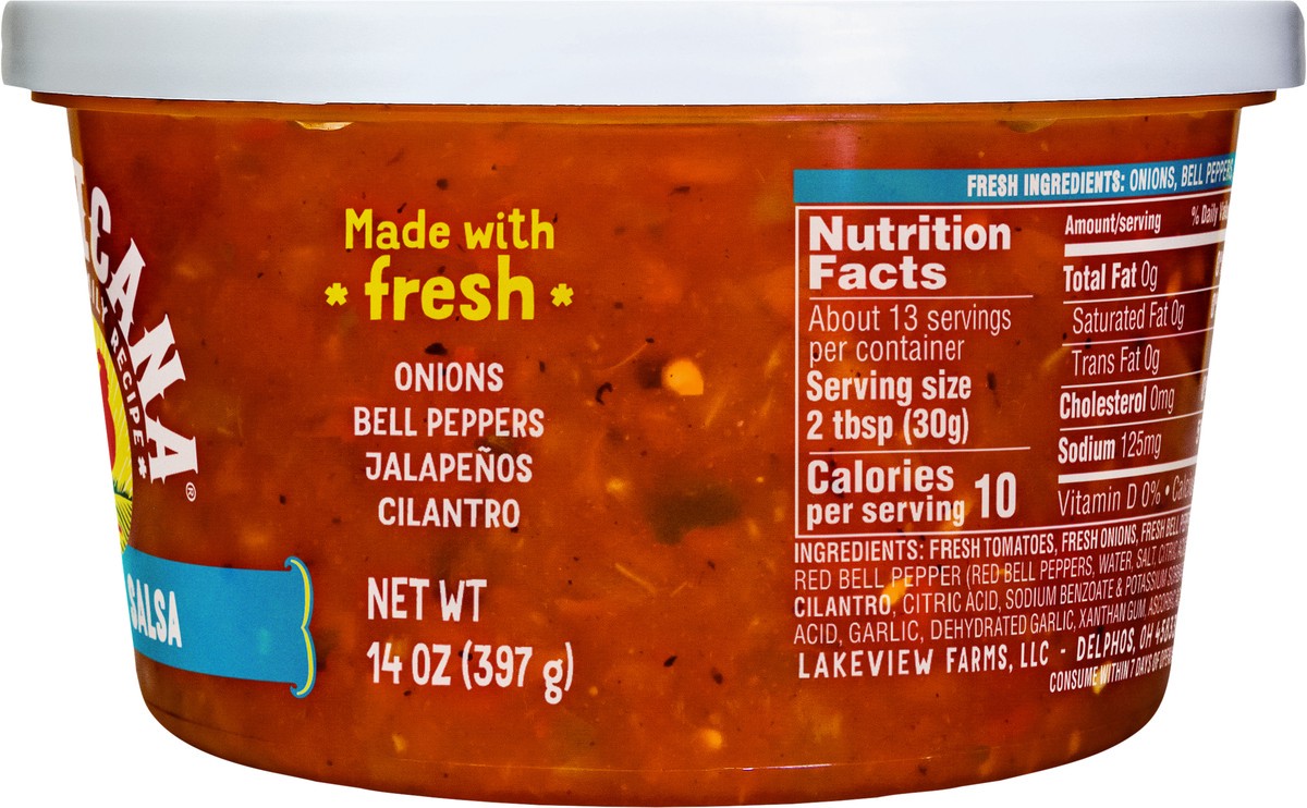 slide 8 of 9, La Mexicana Cantina Salsa 14oz, 14 oz