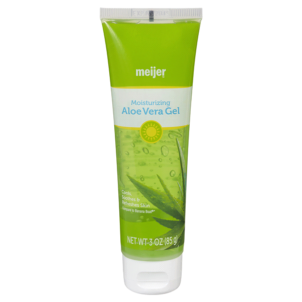 slide 1 of 2, Meijer Moisturizing Aloe Vera Gel, 3 oz