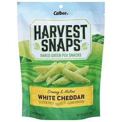 Harvest Snaps Green Pea Snacks White Cheddar 3oz - 3 OZ