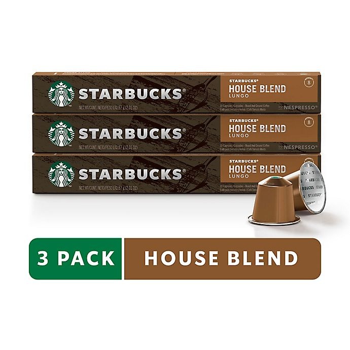 slide 1 of 7, Starbucks by Nespresso House Blend Coffee Capsules, 30 ct