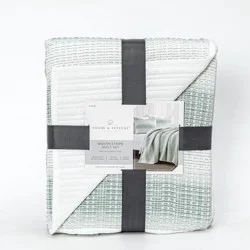 Room & Retreat Dante Stripe Quilt Set King