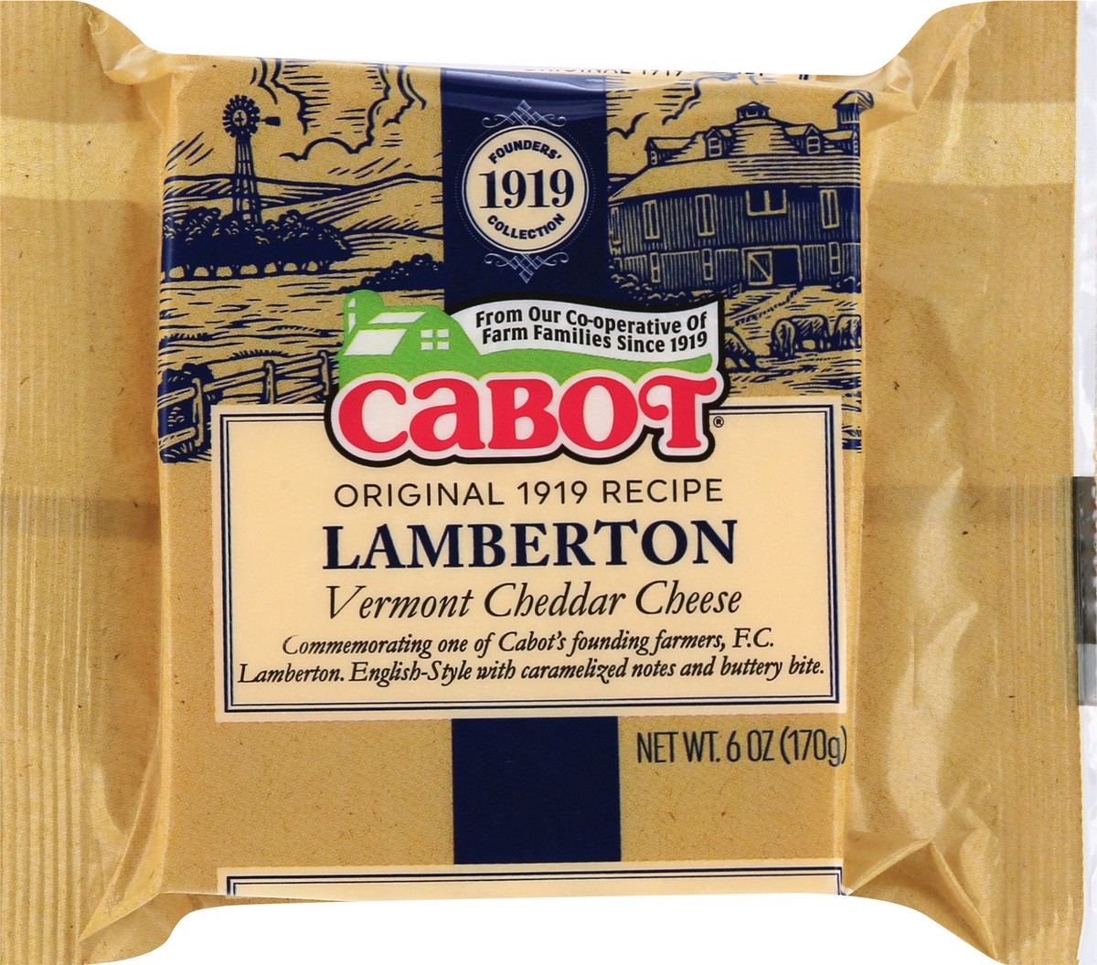 slide 7 of 10, Cabot Lamberton Cheddar Cheese, 6 oz, 6 oz
