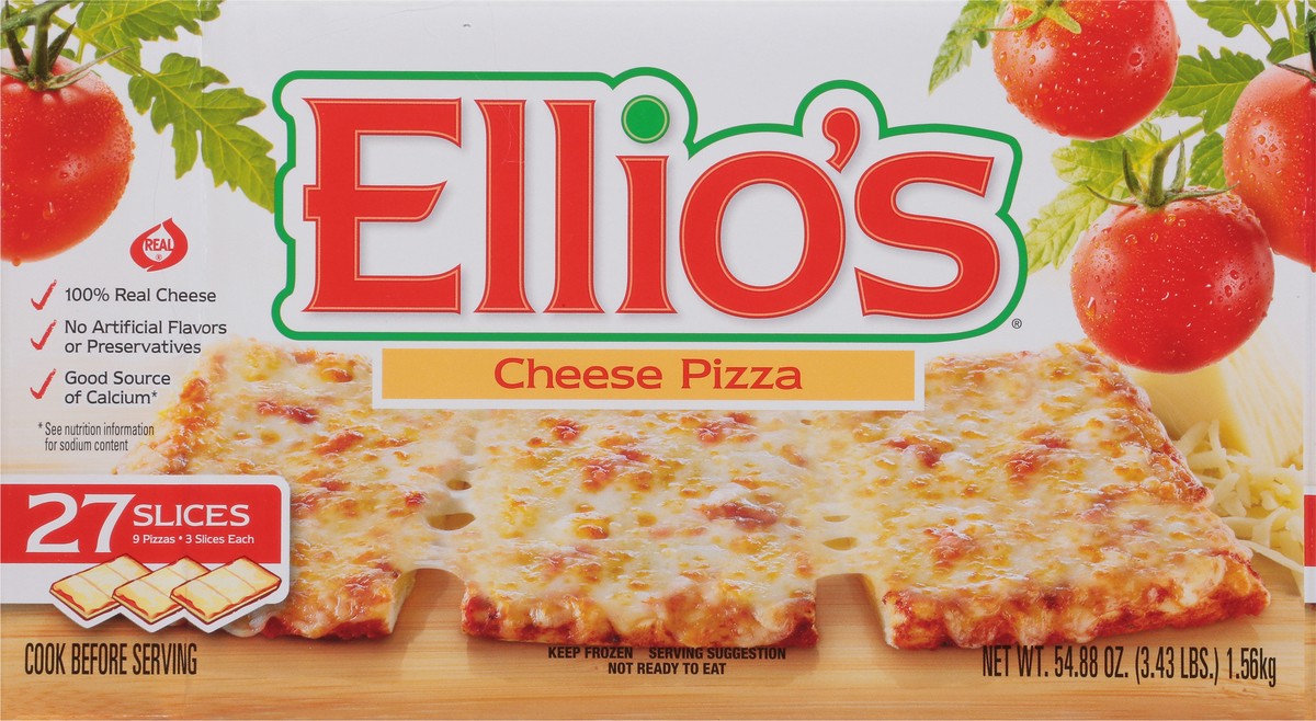 slide 6 of 9, Ellio's Cheese Pizza 27 ea, 27 ct