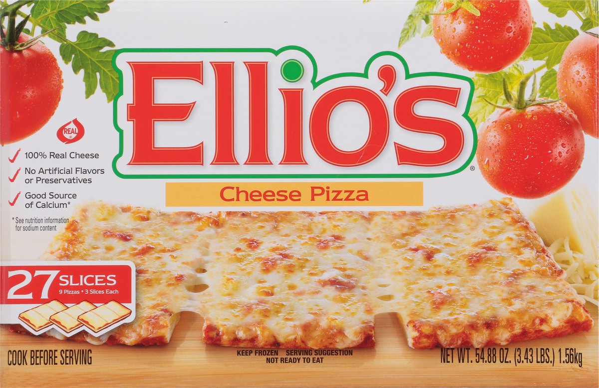 slide 5 of 9, Ellio's Cheese Pizza 27 ea, 27 ct