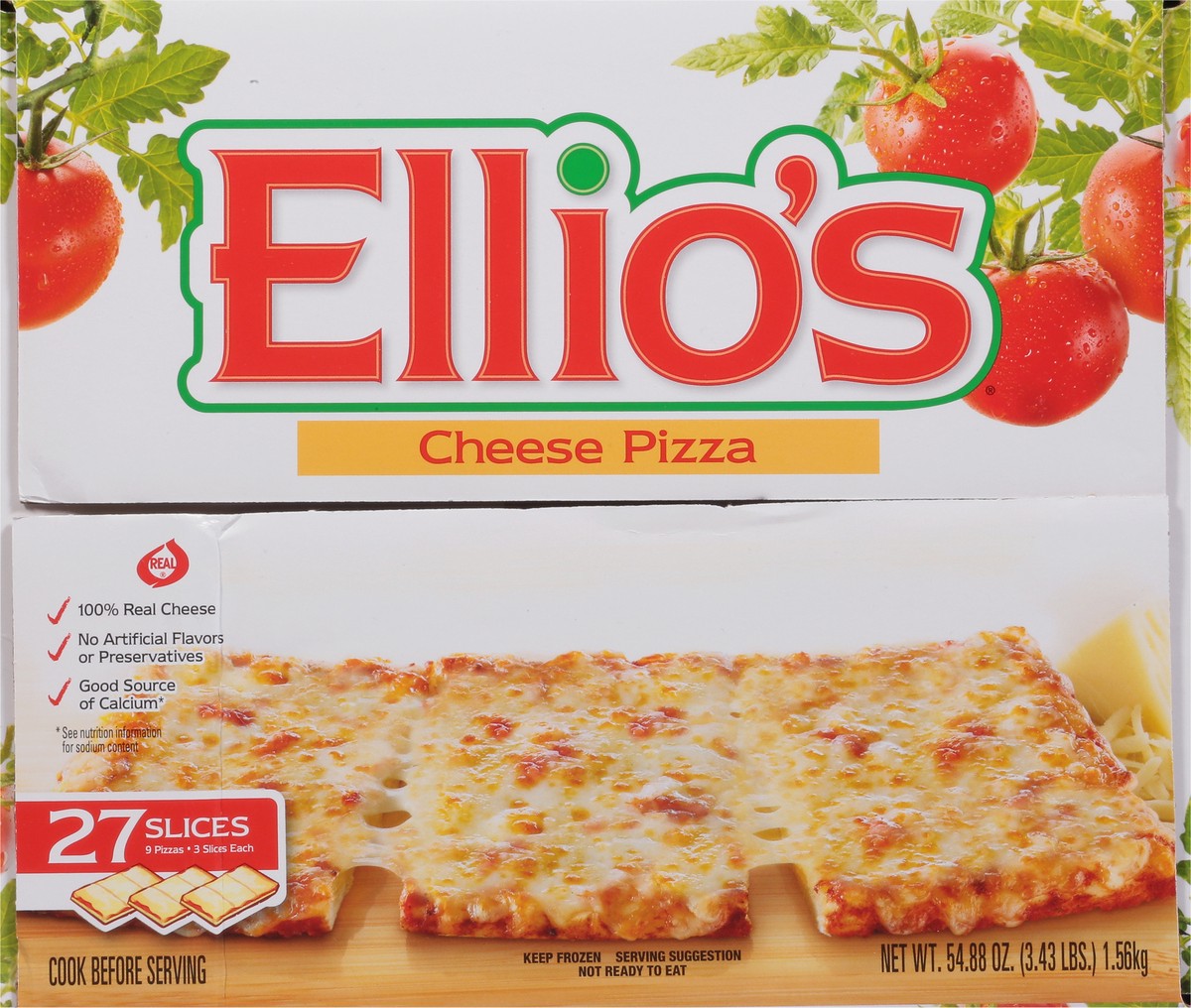 slide 3 of 9, Ellio's Cheese Pizza 27 ea, 27 ct