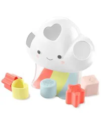 Skiphop Silver Lining Cloud Feelings Shape Sorter Baby Toy Multi NS
