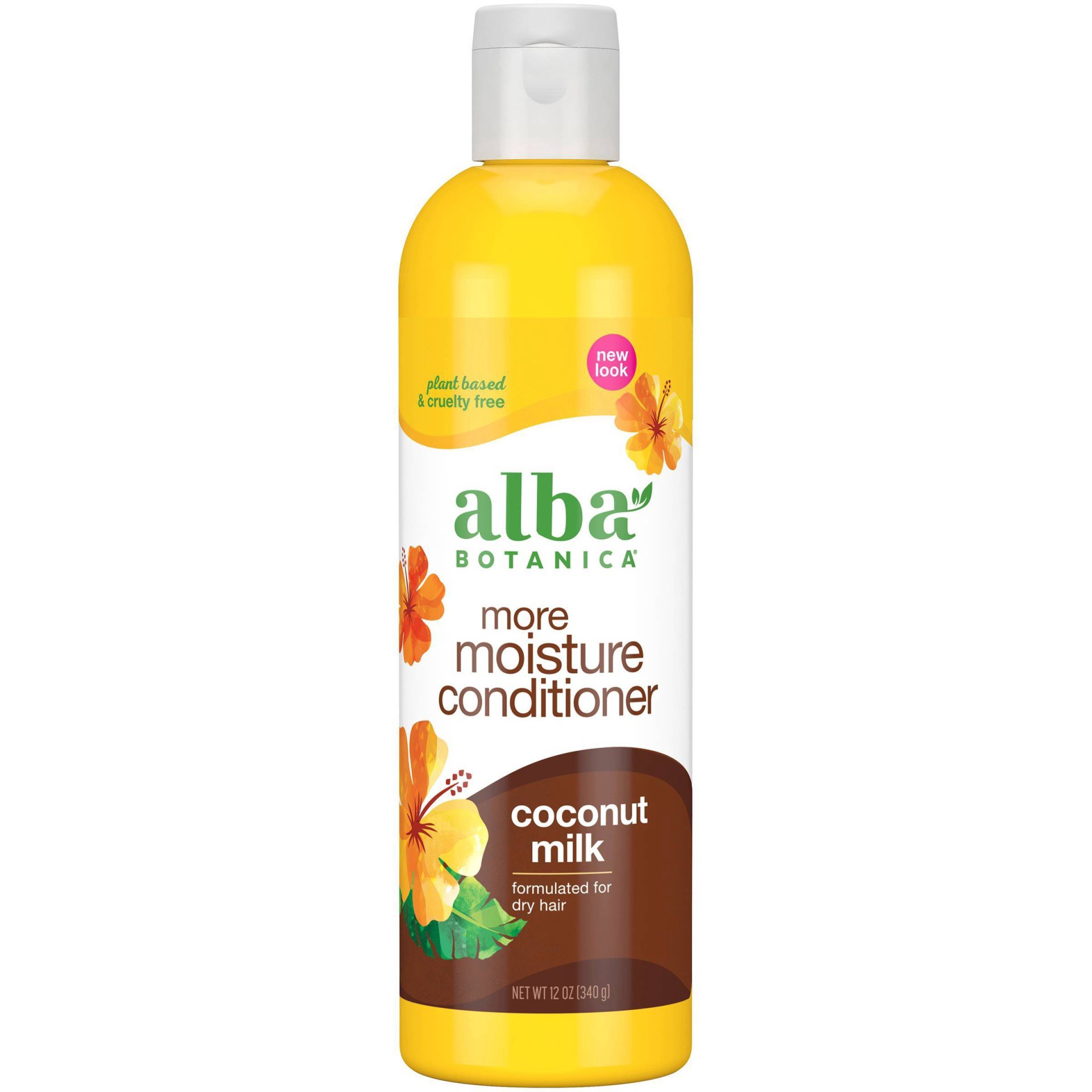 slide 1 of 7, Alba Botanica Coconut Milk Mega Moisture Conditioner, 12 fl oz