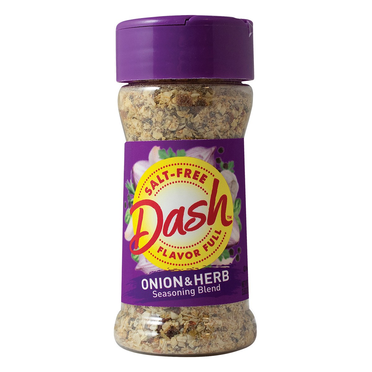 slide 11 of 11, Dash Onion & Herb Seasoning Blend, Salt-Free, Kosher, 2.5 oz, 2.5 oz