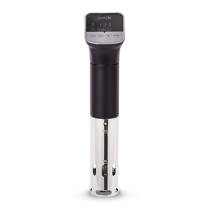 slide 1 of 9, Dash Chef Series Stainless Steel Sous Vide Circulator with Chill, 1 ct