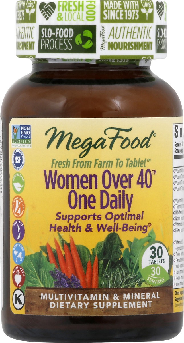 slide 4 of 7, MegaFood Tablets 30 ea, 30 ct