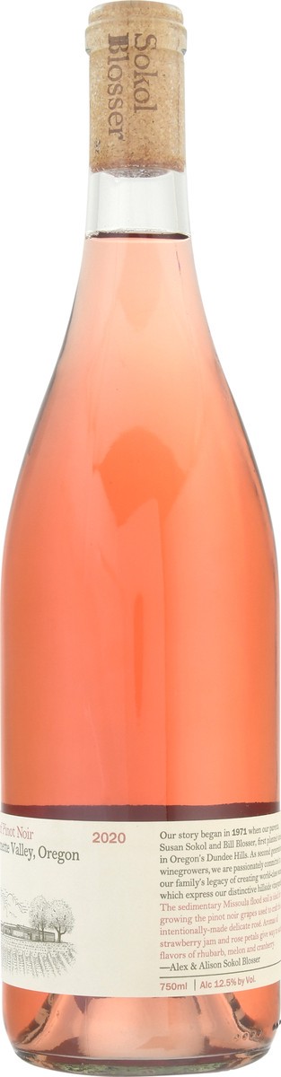 slide 8 of 9, Sokol Blosser Rose Pinot Noir, 750 ml