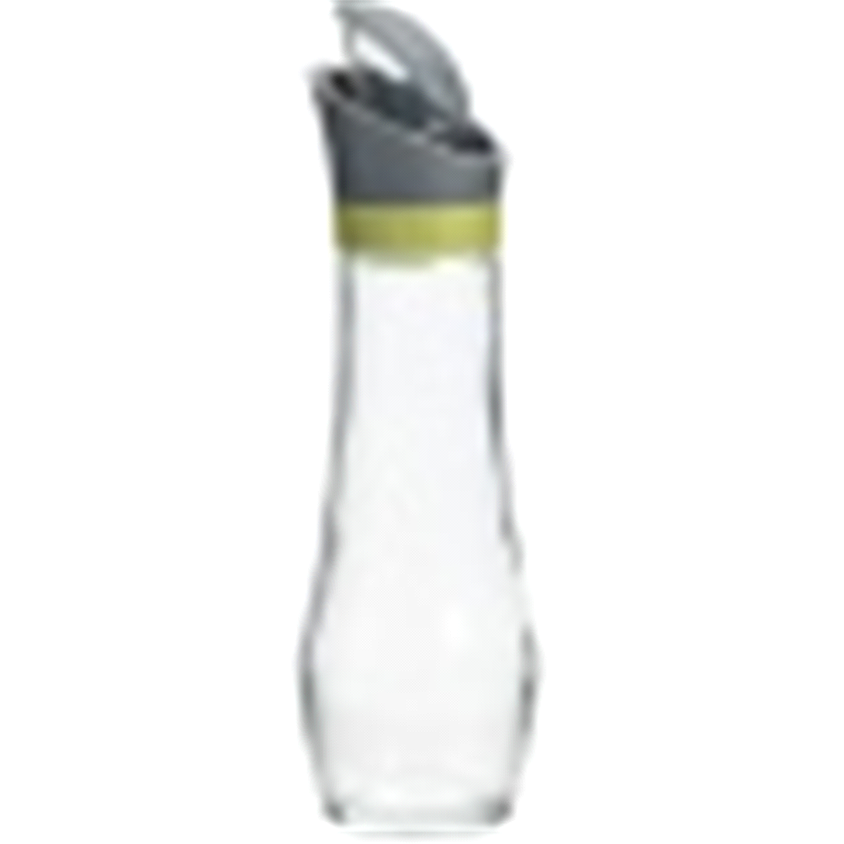 slide 1 of 1, Trudeau Automatic Oil Bottle - Clear/Green, 10 oz