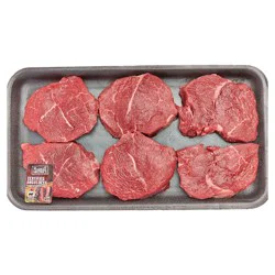 Market District Beef Chuck Tender Steak, Angus, Value Pack