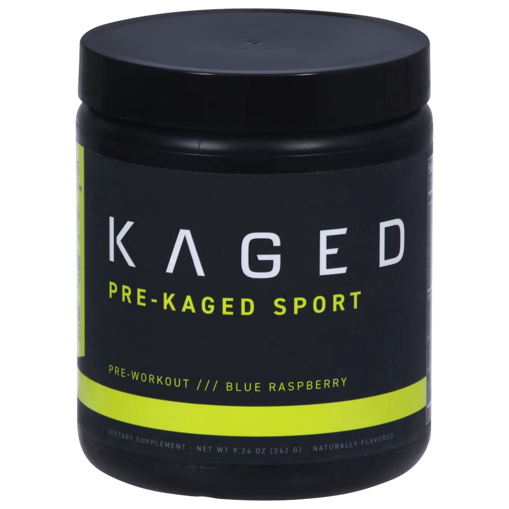 slide 3 of 4, Kaged Pre-Kaged Sport Blue Raspberry Pre-Workout, 9.24 oz